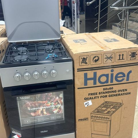 🔥🔥🔥🔥🔥Haier 50 by 60  full gas  