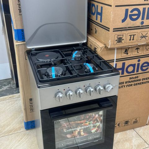 Haier 3Gas + 1Electric 50X60 Cooker with Electric Oven – ECR1031EES