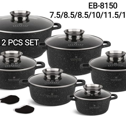 EDENBERG GRANITE COOKWARE SET