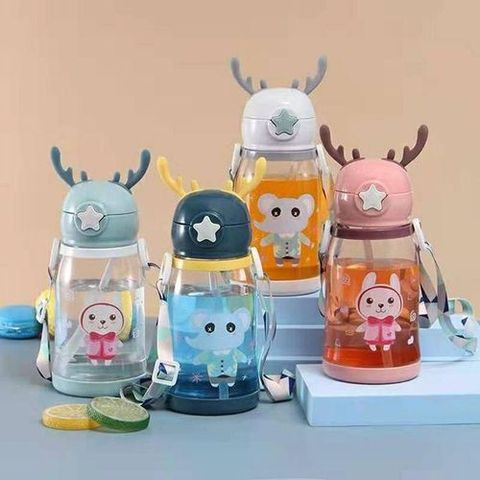 Kids Baby Water Bottle Milk Trainer Cup-Anti-chocking Valve