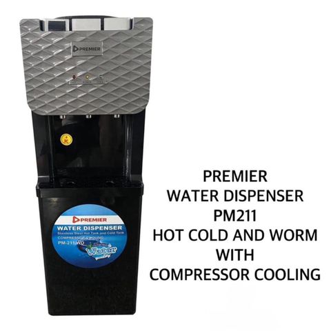 Premier Water Dispenser PM211 Hot,Cold and warm with Compressor Cooling