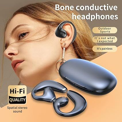 JR02 Wireless Earphones Ear Hook Bluetooth Earbuds 