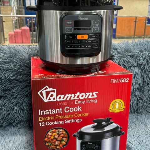 Ramtons Electric Pressure Cooker 6Litres 