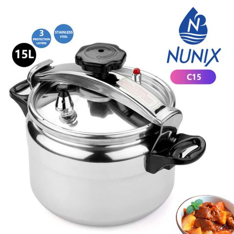 Nunix Pressure Cooker 15Ltrs