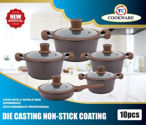 Die casting non-stick coating pots. 
