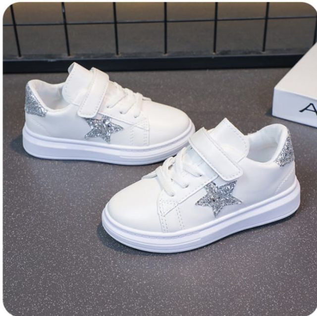 *Fancy white kids sneakers*
