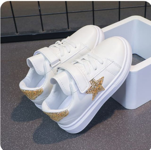 *Fancy white kids sneakers*
