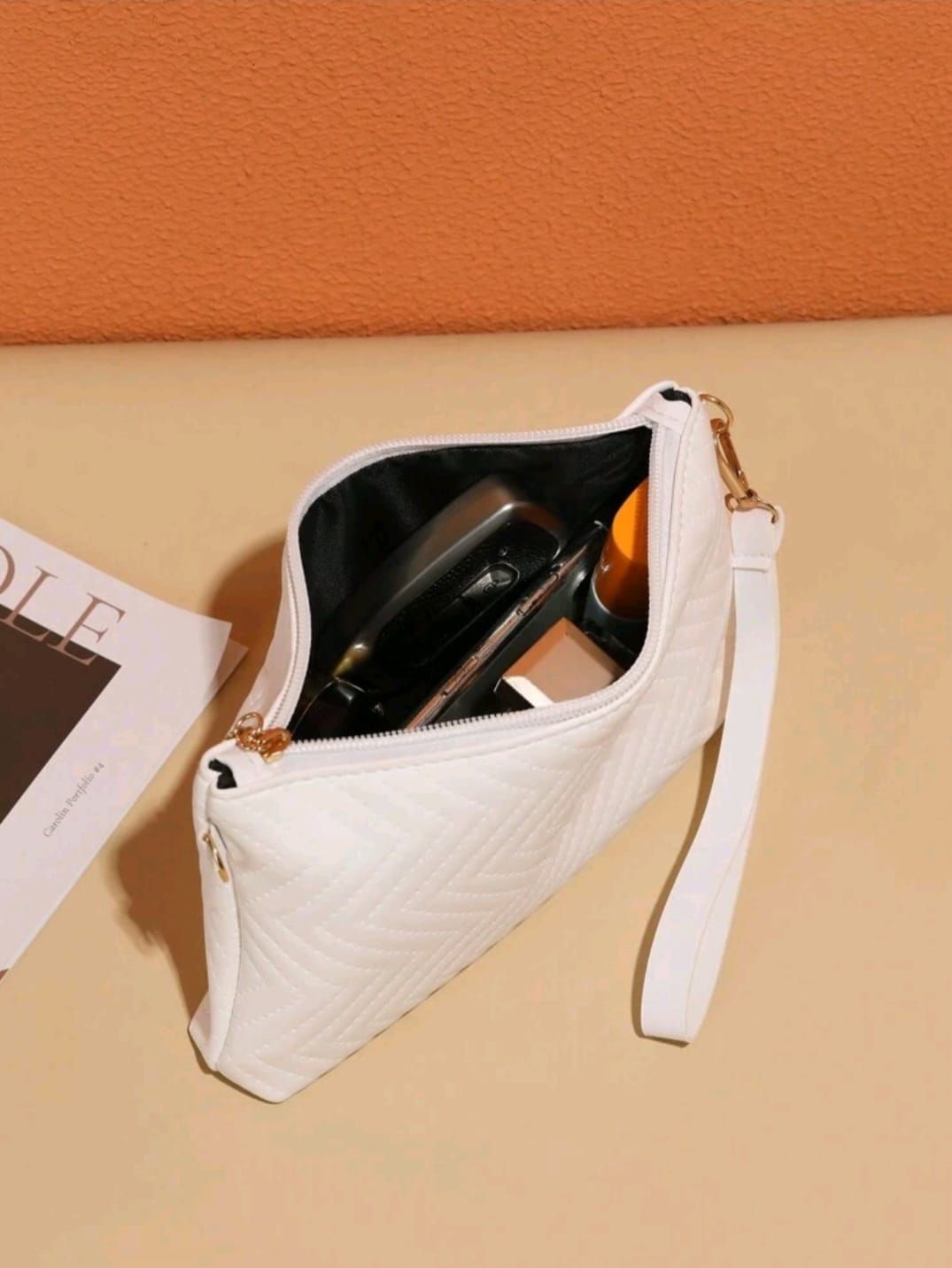 Mini Straw Solid Color One Shoulder Handbag Crossbody Chain Bag