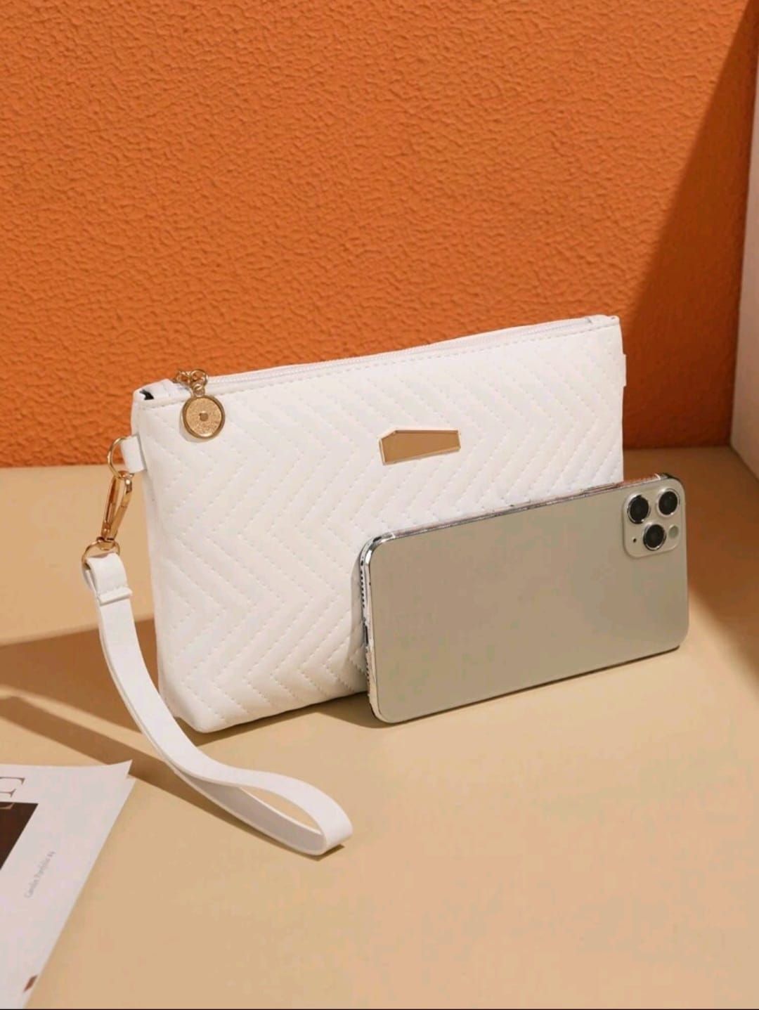 Mini Straw Solid Color One Shoulder Handbag Crossbody Chain Bag