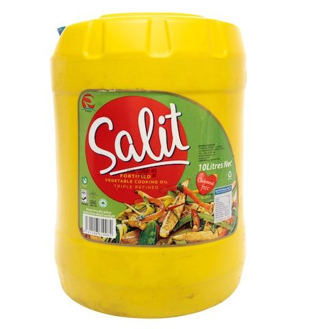 Salit Vegetable Cooking Oil Triple Refined 10 Litres