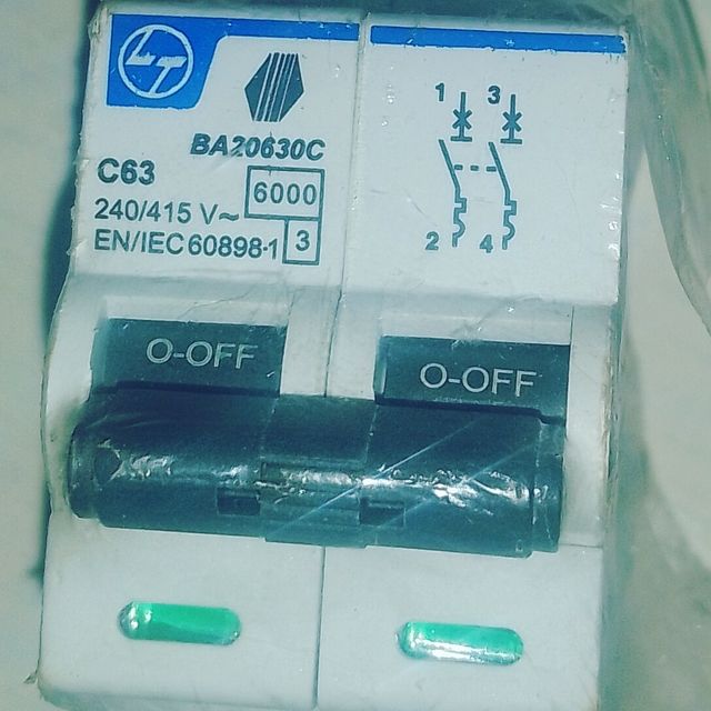 Double Pole MCB 63A(CHNT)
