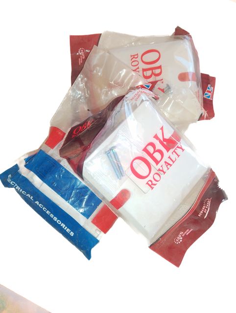 OBk 2 Gang Two Way Switch 
