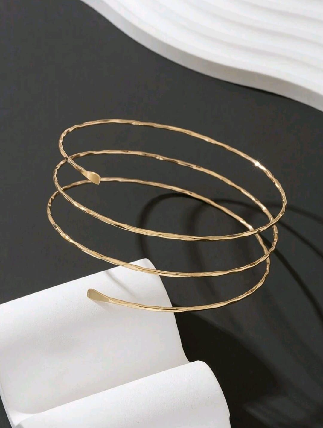 1pc Minimalist Style Metal Multi-Layer Linear Bracelet For Women