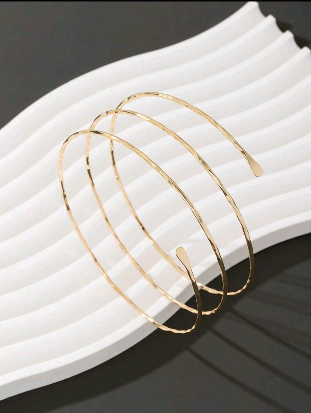 1pc Minimalist Style Metal Multi-Layer Linear Bracelet For Women