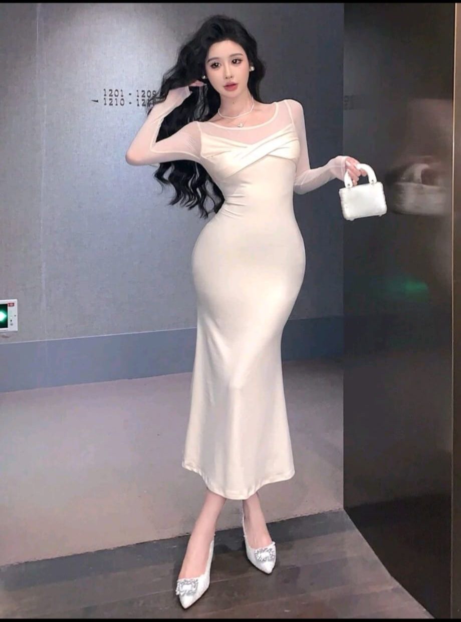 Apricot  Long Maxi Dress