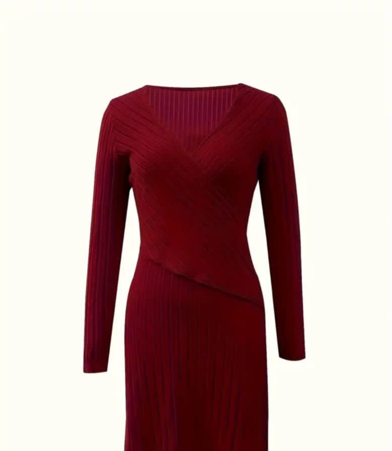 Red Sweater Dress