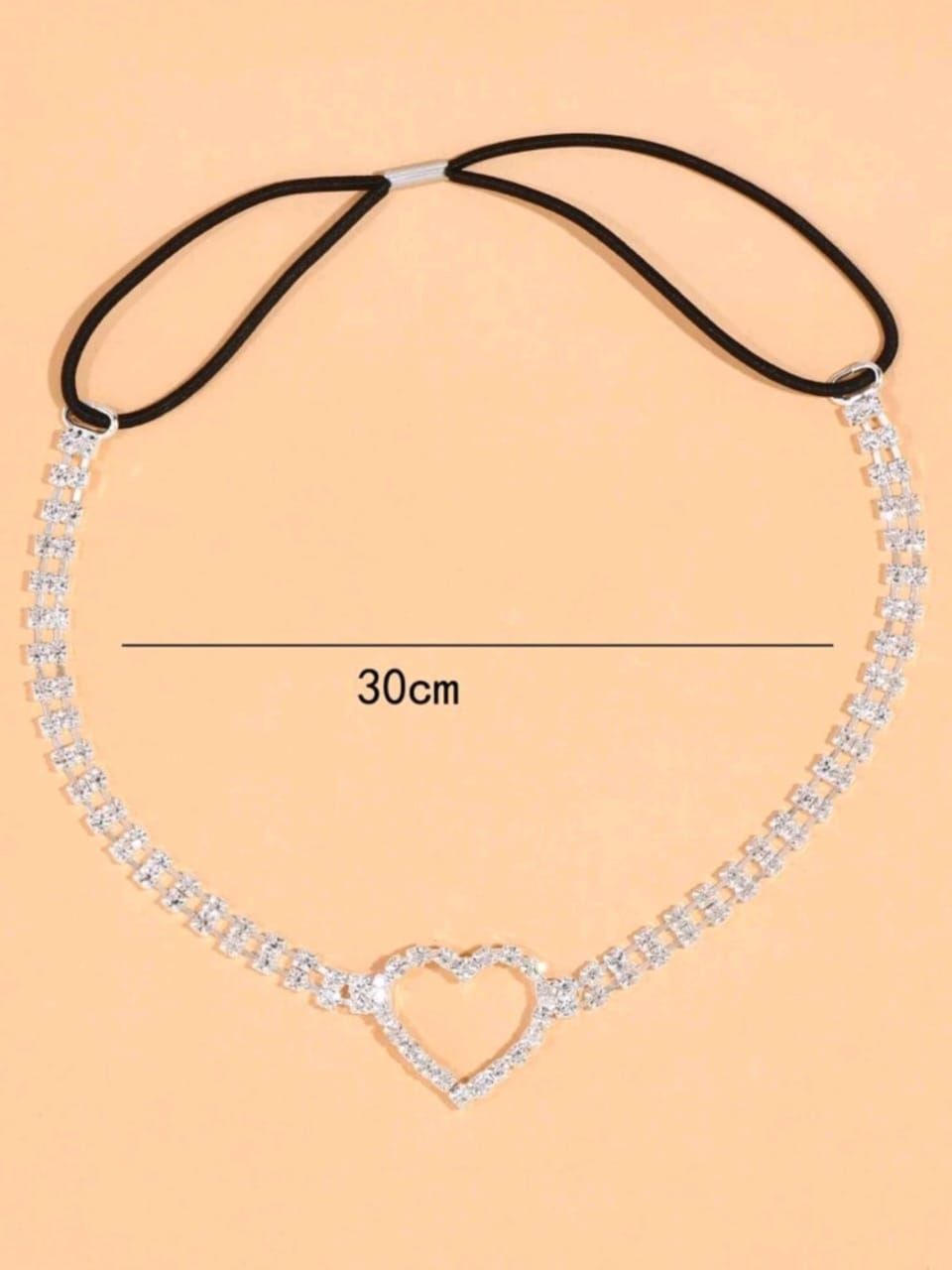 Leg braceletRhinestone Heart Decor Thigh Chain