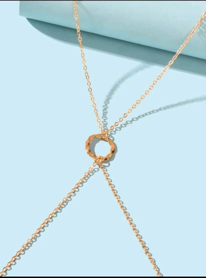 Ring Pattern Chest Bikini Jewelry 