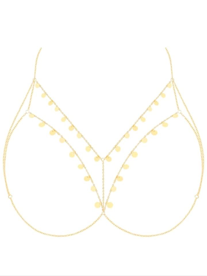  Disc Patterns Chest ,bikini Accessories,high Quality  