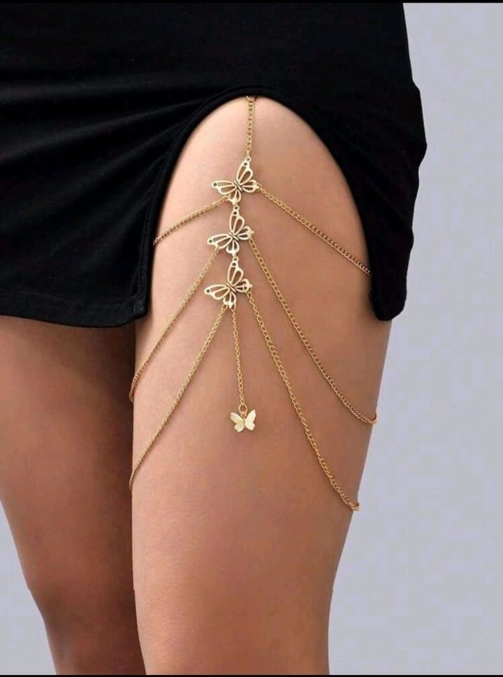  Gold Butterfly  Leg Accessories 