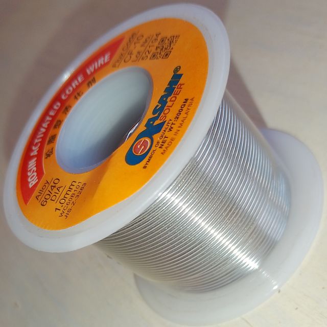 Rosin Solder Wire 1.0mm(Alloy 60/40)