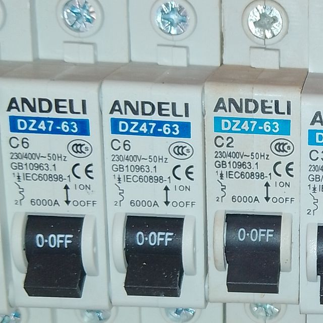 Andeli 6A MCB(DZ47-63)