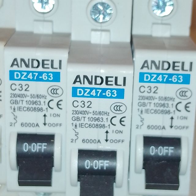 Andeli 32A MCB(DZ47-63)