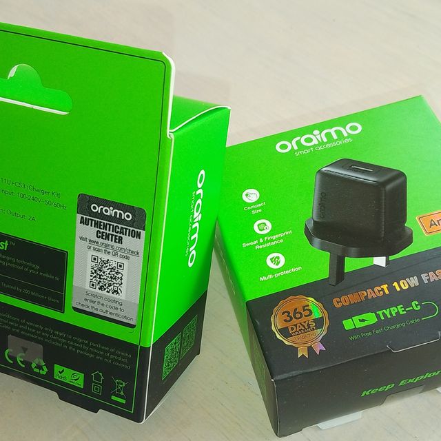 Oraimo Compact 10W Fast Charger(Type-C)