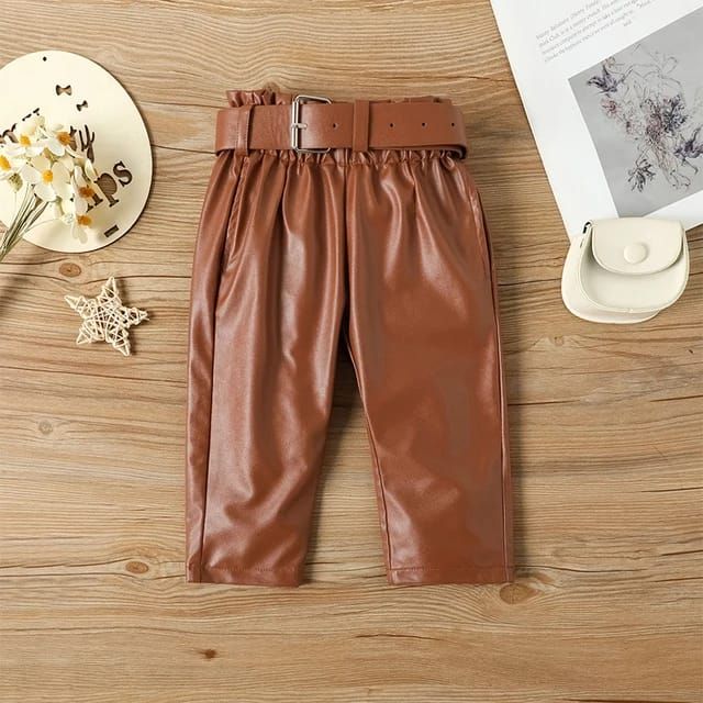 Kids 3 piece leather set
