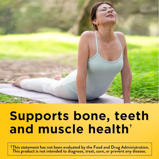 Nature Made Vitamin D3 1000 IU (25 mcg), Dietary Supplement for Bone, Teeth, Muscle & Immune Health