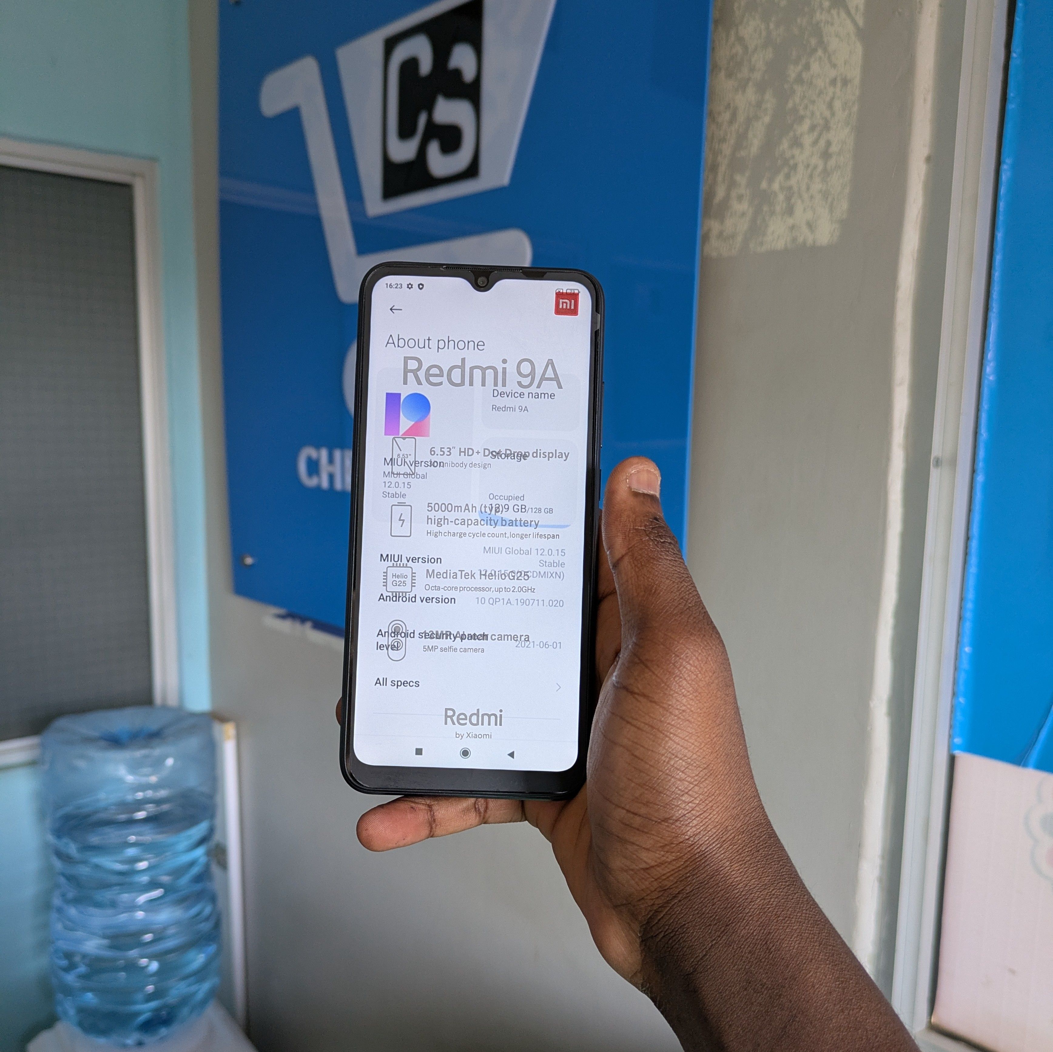 REDMI 9A 128GB ROM 4GB RAM DISPLAY 6.53 INCHES REAR CAMERA 13MP FRONT CAMERA 5MP ANDROID 10 BLACK 