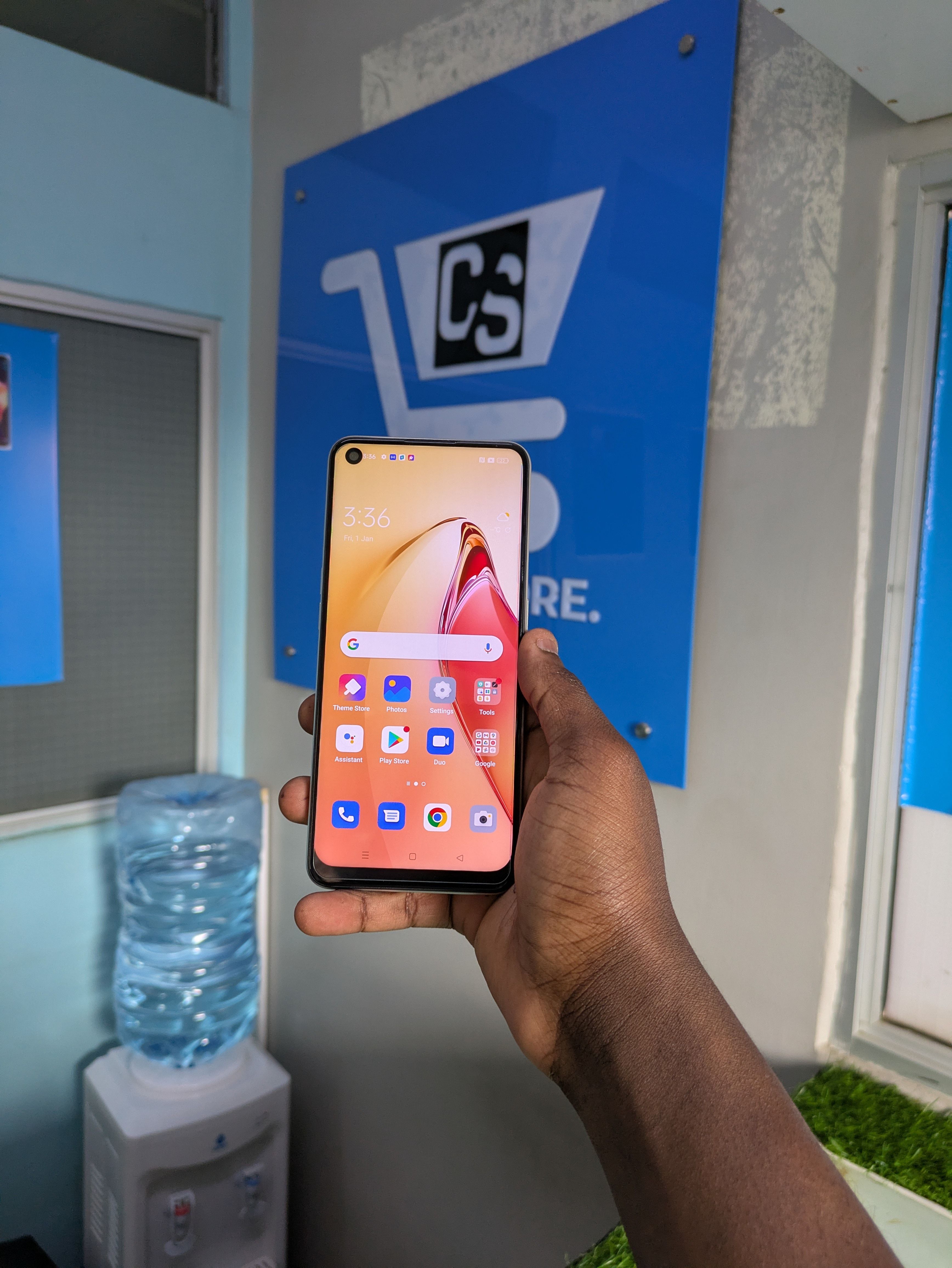 OPPO RENO 8 5G 256GB ROM 8GB RAM DISPLAY 6.43INCHREAR CAMERA 50MP + 2MP + 2MP WHITE (NOFINGERPRINT)