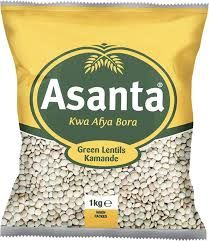 Asanta Green Lentils(kamande)