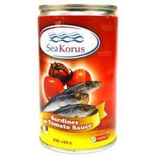 Sea Korus Sardines In Tomato Sauce 155g