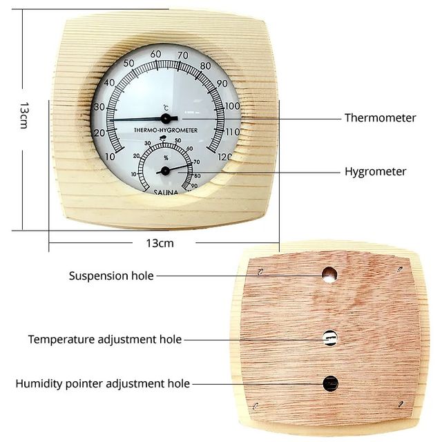 Sauna Thermohygrometer