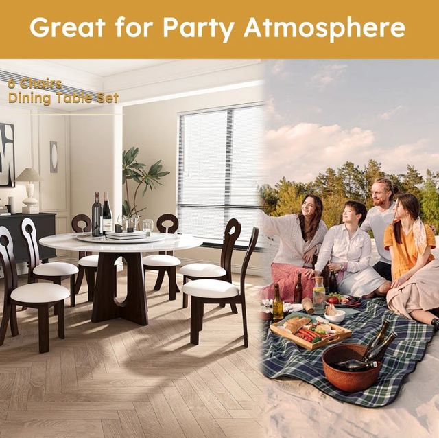 Fisher 59” Modern Dining Table Set 
