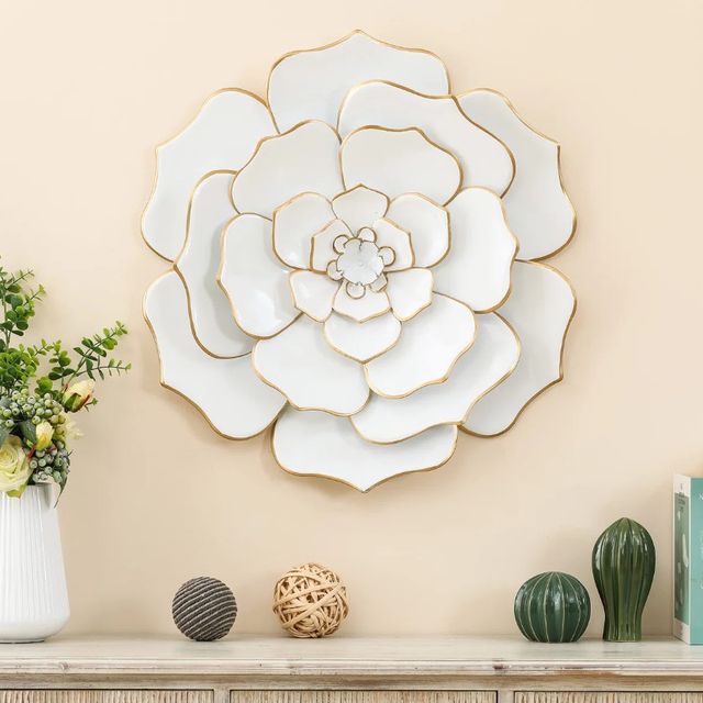 Handmade Boho Plants & Flowers Wall Decor on Metal