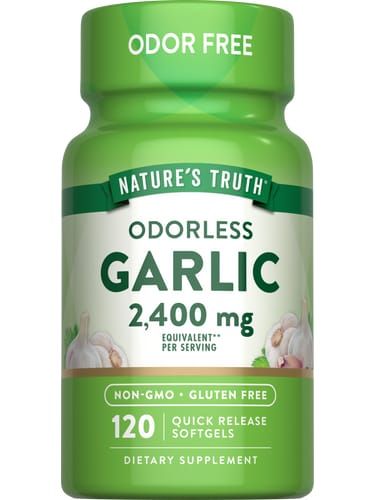 NATURES TRUTH  ODOURLESS GARLIC 2400MG CAPSULES 120'S 