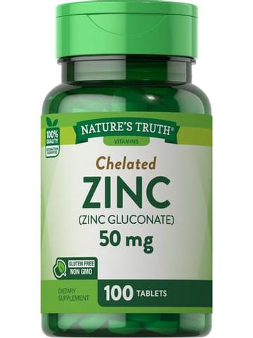NATURES TRUTH  ZINC GLUCONATE 50MG TABLETS  100'S