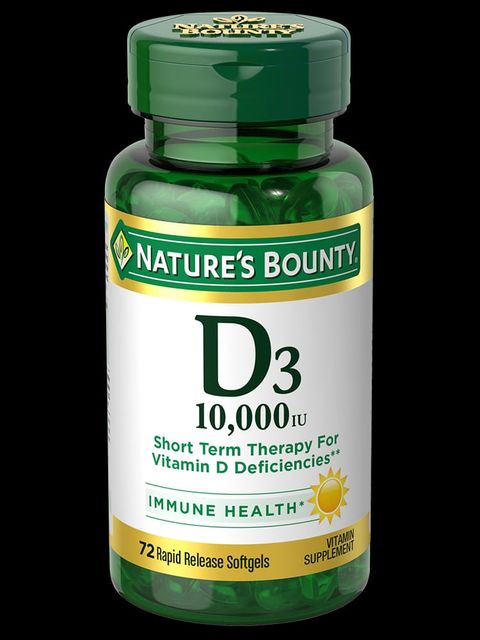 NATURES BOUNTY  VIT D3 10,000IU SOFTGELS 72S