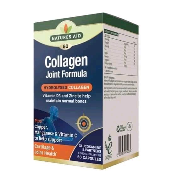 NATURES AID COLLAGEN JOINT FORMULA  CAPSULES 60'S