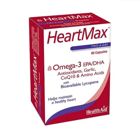 HEALTH AID HEART MAX CAPSULES 60'S