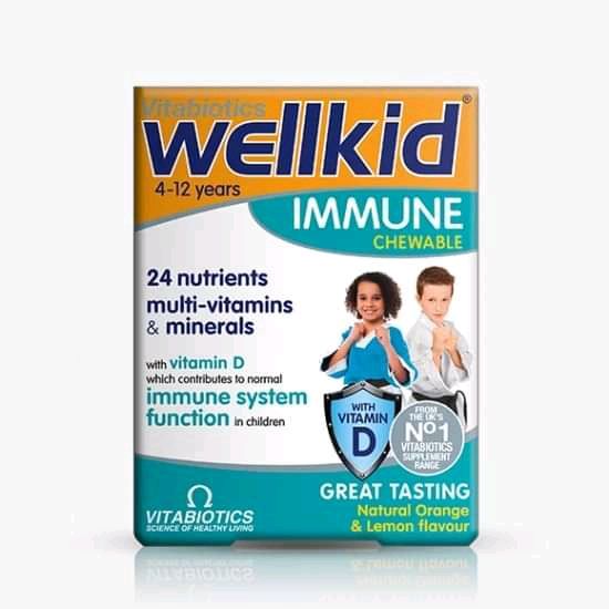 VITABIOTICS WELL KID IMMUNE CHEWABLE TABLETS 30'S 