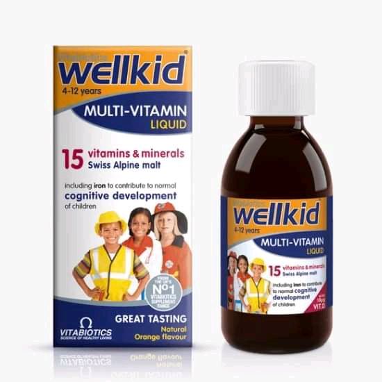 VITABIOTICS WELLKID MULTI-VITAMIN  LIQUID 150MLS 
