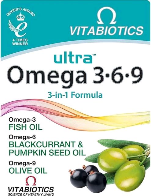 VITABIOTICS ULTRA OMEGA 3.6.9  CAPSULES 60'S