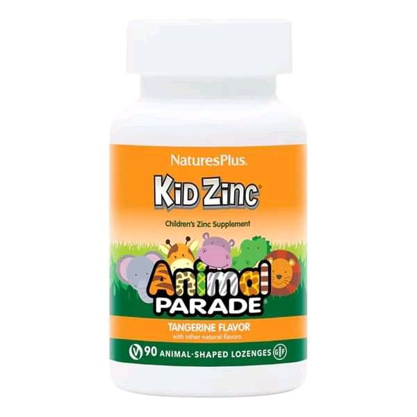 NATURES PLUS ANIMAL PARADE  KIDS ZINC TABLETS 90'S
