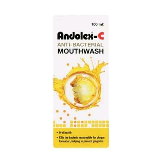 ANDOLEX-C  ANTIBACTERIAL MOUTHWASH 100MLS 