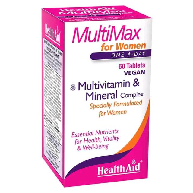 HEALTH AID MULTIMAX FOR WOMEN TABLETS 60'S 