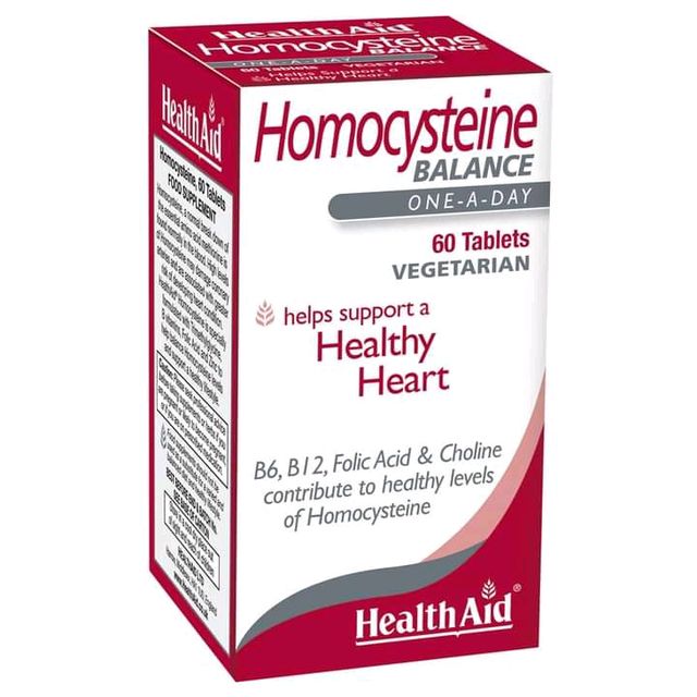 HEALTH AID HOMOCYSTEINE TABLETS 60'S 
