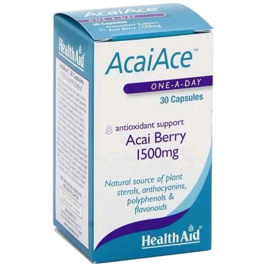 HEALTH AID ACAIACE (ACAI BERRY1500MG) CAPSULES 30'S